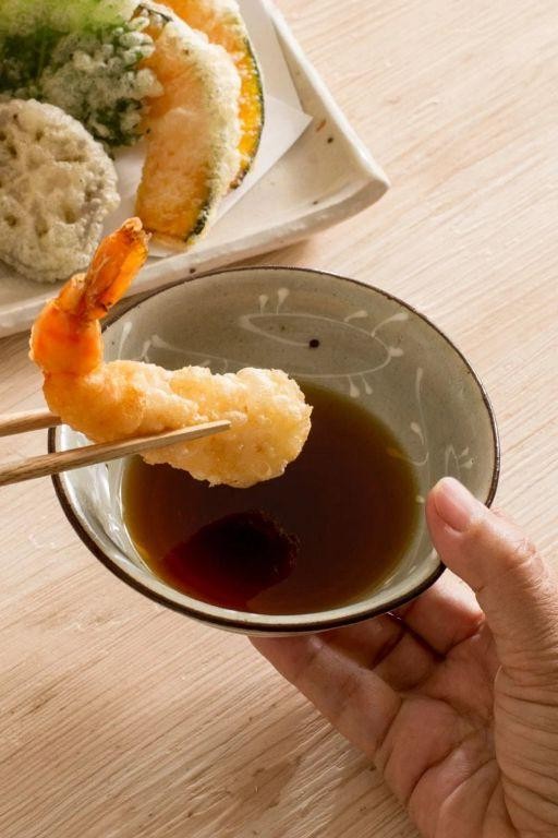 Cheese Tempura with Sweet Soy Reduction