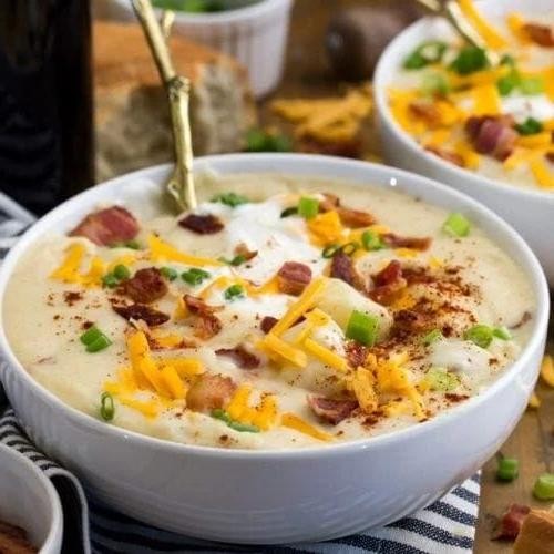 Cheesy Bacon Potato Soup
