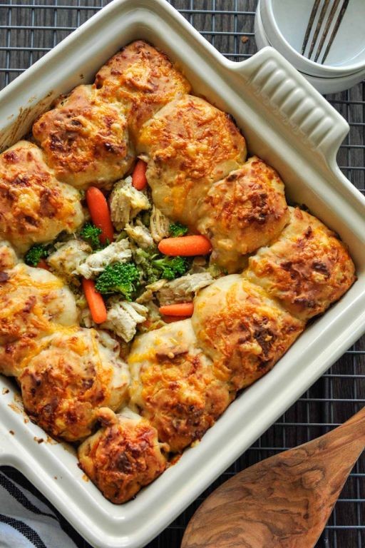 Cheesy Bacon Turkey Pot Pie