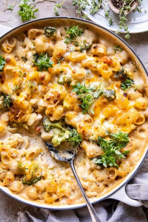 Cheesy Broccoli Chicken and Noodles