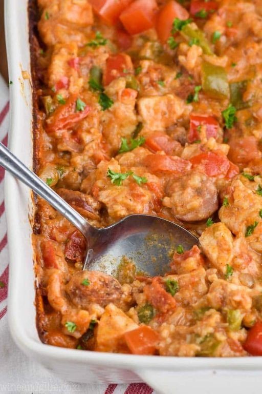 Cheesy Cajun Rice Casserole