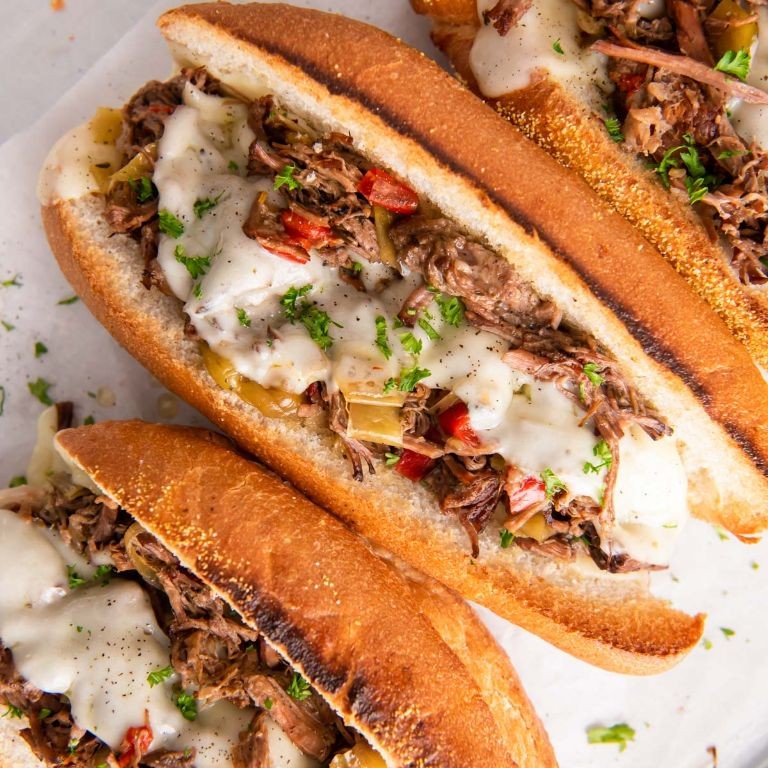 Cheesy Chicago Beef Sandwich with Provolone