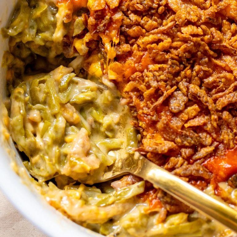 Cheesy Green Bean Bake