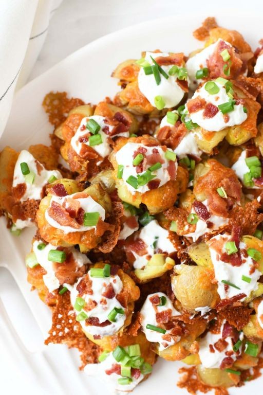 Cheesy Loaded Baby Potatoes