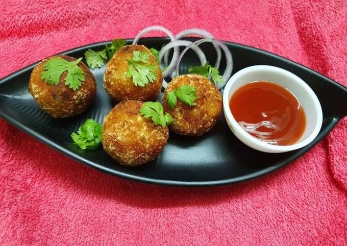 Cheesy Poha Balls