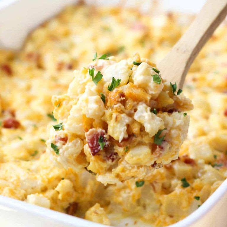 Cheesy Potato and Bacon Easter Casserole