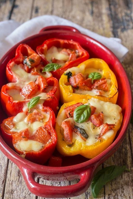 Cheesy Twinadime Stuffed Peppers
