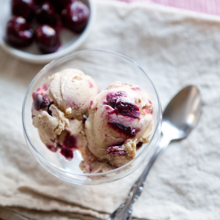 Cherry Almond Ice Cream