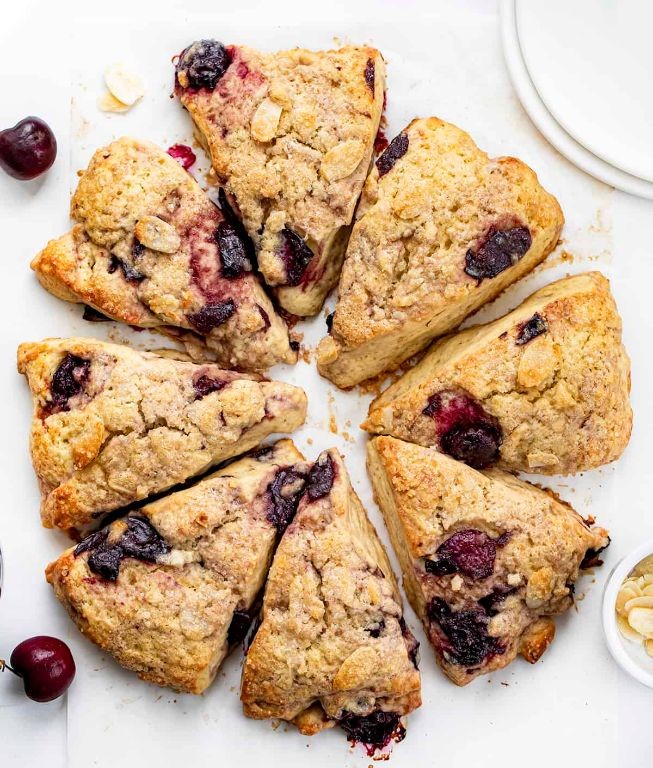 Cherry Almond Scones