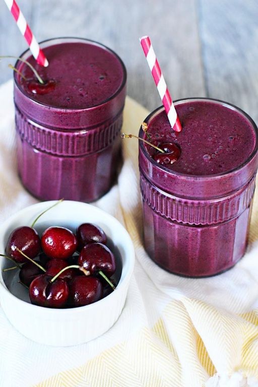 Cherry Berry Protein Smoothie