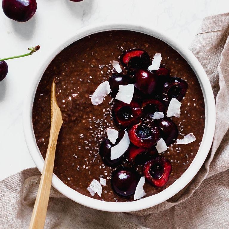 Cherry Chocolate Chia Bowl