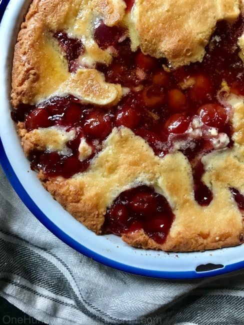 Cherry Cobbler with Canned Cherries