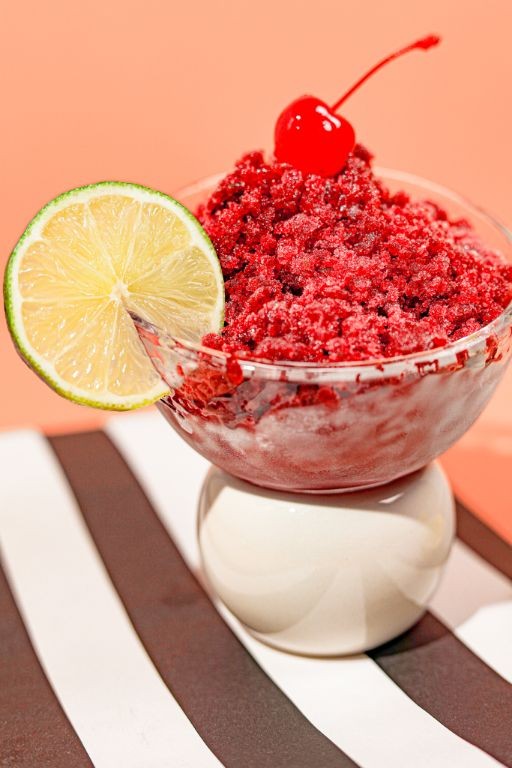 Cherry Frozen Fruit Granita