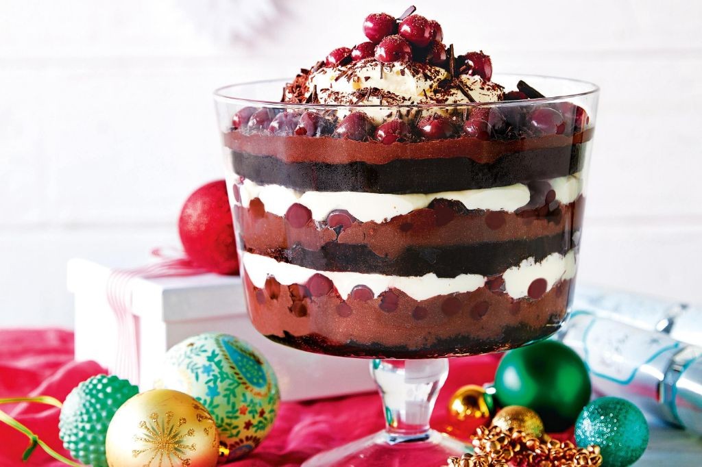 Cherry and Chocolate Easter Trifle