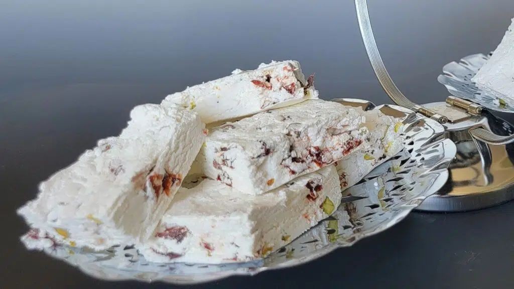 Cherry-Almond Divinity Delights