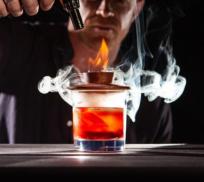 Cherrywood-Smoked Negroni
