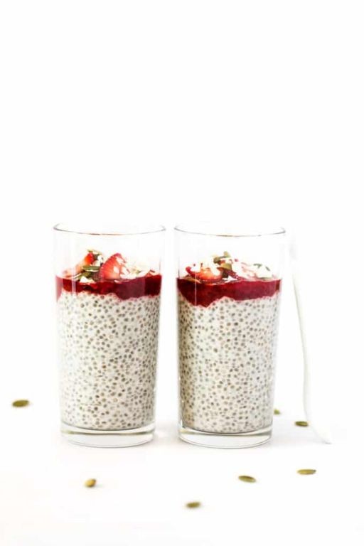 Chia Seed and Coconut Yogurt Parfait