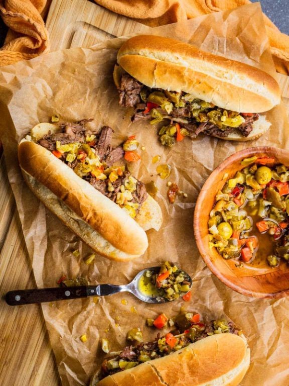 Chicago Beef Sandwich with Homemade Au Jus