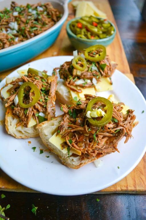 Chicago Beef Sandwich with Pickled Jalapeños