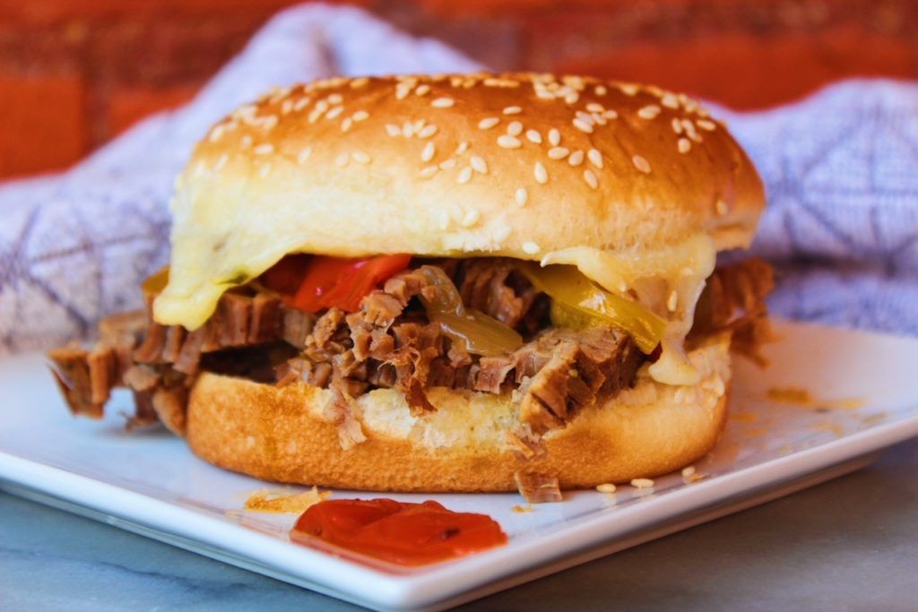Chicago Beef Sandwich with Spicy Mustard
