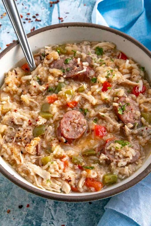 Chicken Bog with Bacon and Peppers