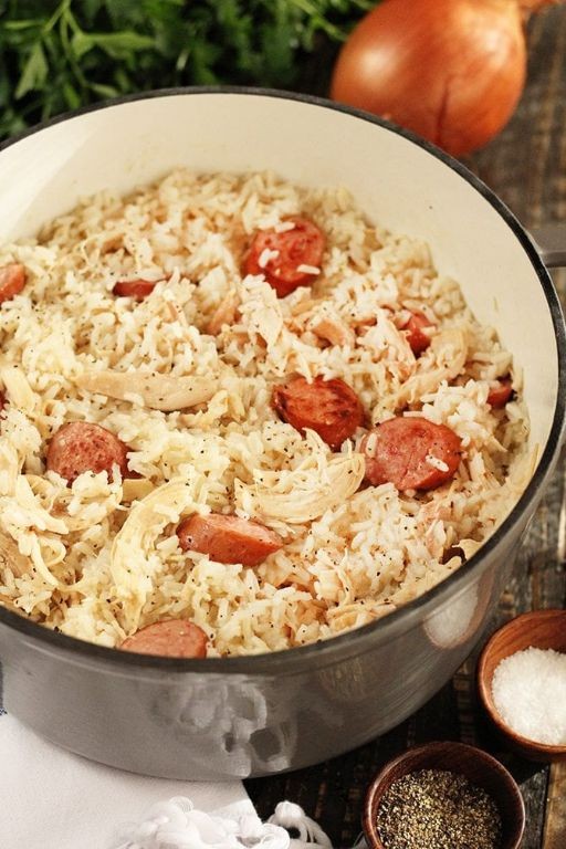 Chicken Bog with Garlic Butter Sauce