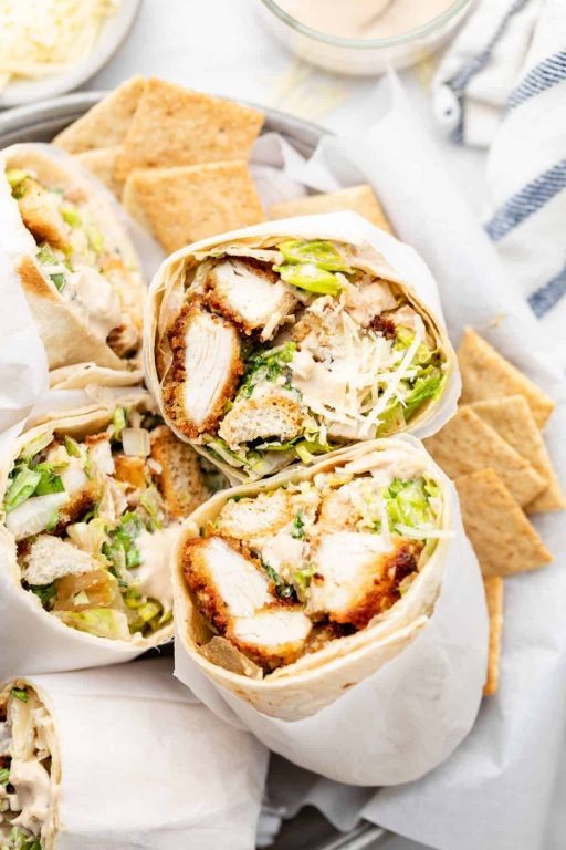 Chicken Caesar Wrap Sandwich