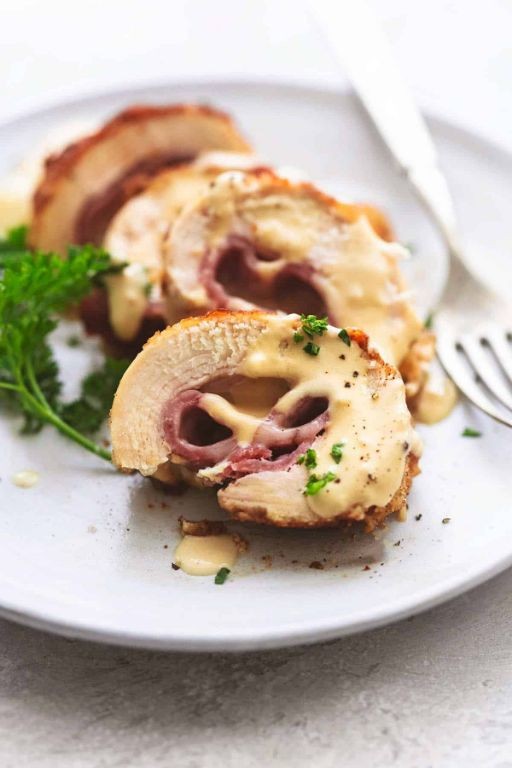 Chicken Cordon Bleu with Creamy Demi-Glace