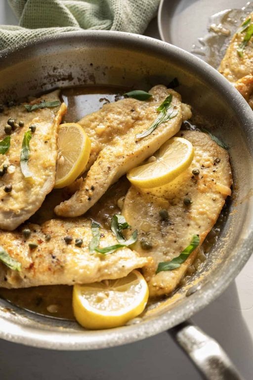 Chicken Piccata with Lemon Ricotta Sauce