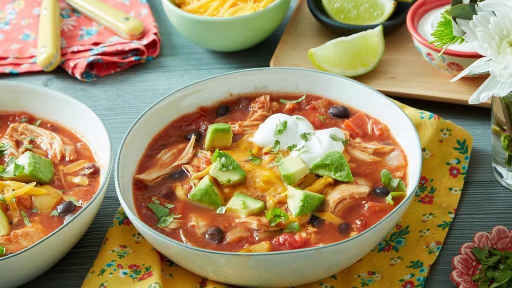Chicken Tortilla Crockpot Soup