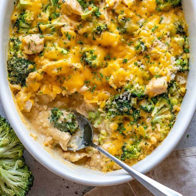 Chicken and Broccoli Rice Casserole (Light Version)