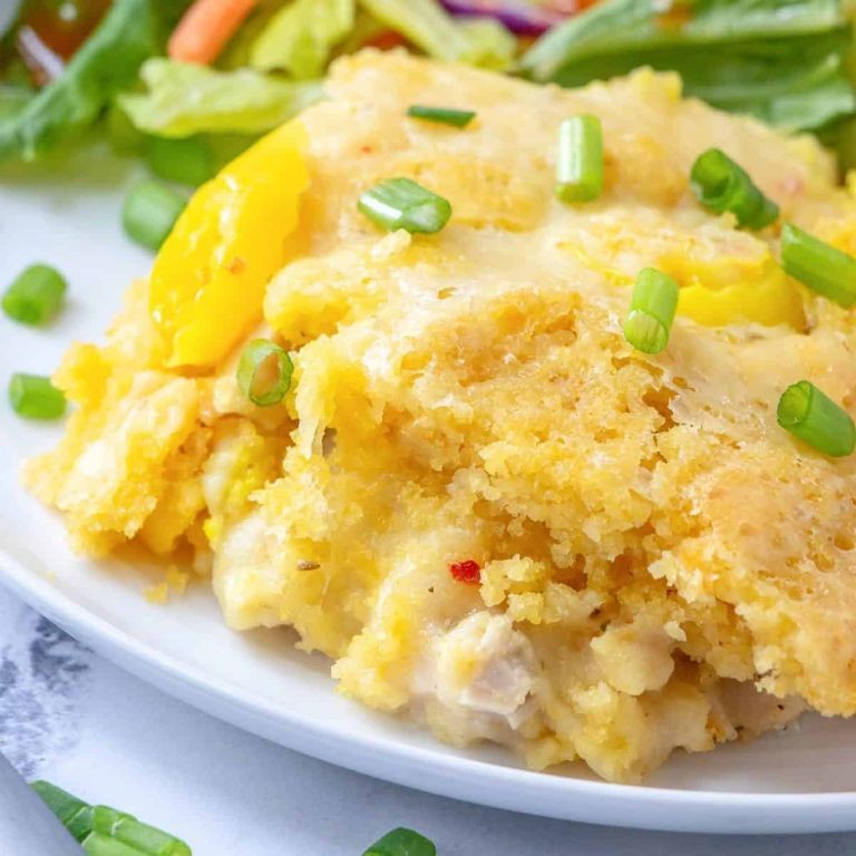 Chicken and Cornbread Casserole