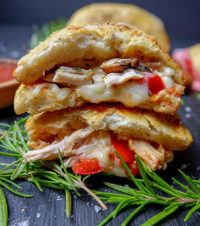 Chicken and Ricotta Calzones
