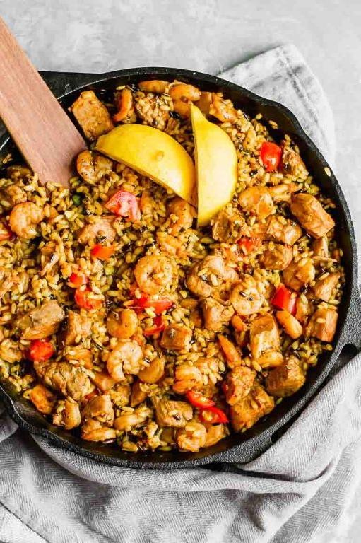 Chicken and Shrimp Paella