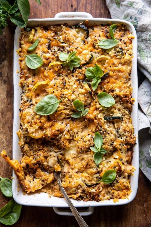 Chicken and Zucchini Casserole with Herbs