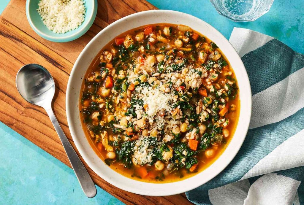 Chickpea and Spinach Soup