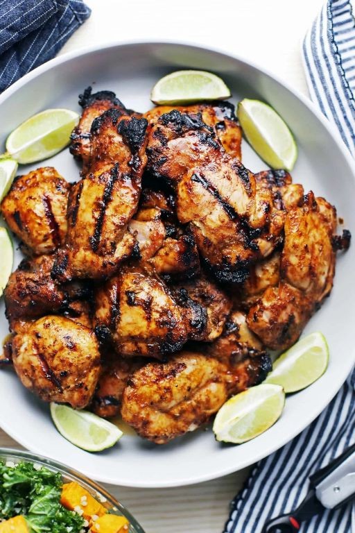 Chili Lime Grilled Chicken Thighs