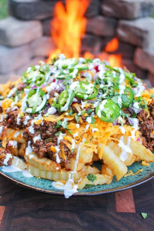 Chili-Topped Loaded Fries