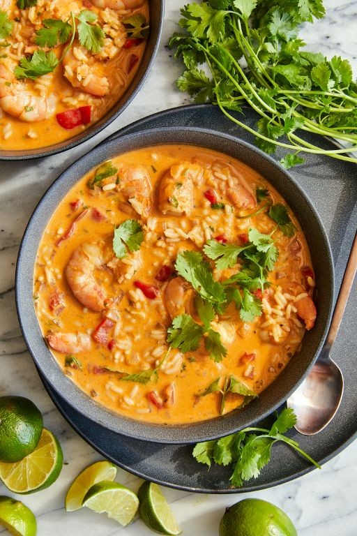Chilled Coconut Shrimp Soup