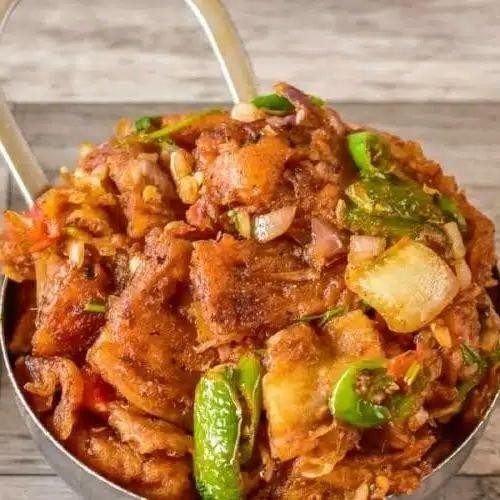 Chilli Parotta Kebabs