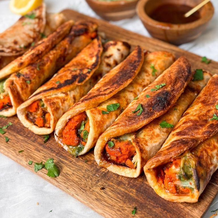 Chilli Parotta Wraps