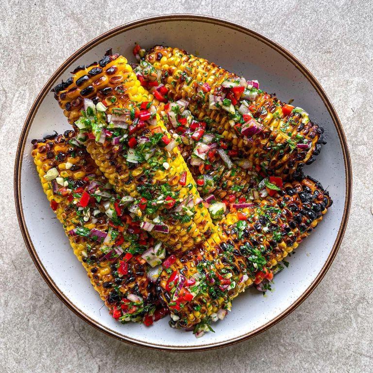 Chimichurri Grilled Corn