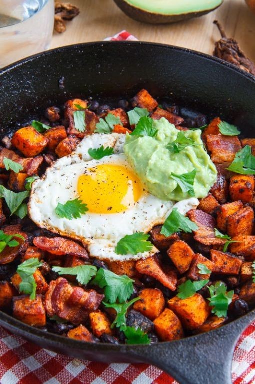 Chipotle Black Bean and Sweet Potato Hash