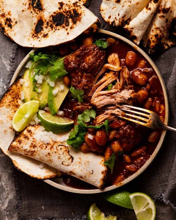 Chipotle Lime Pork and Beans