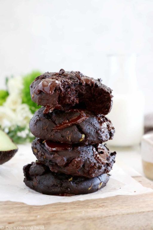 Chocolate Avocado Cookies