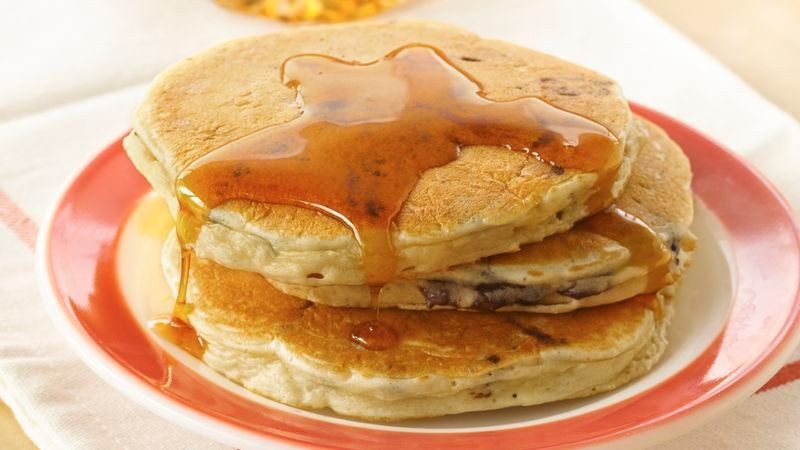 Chocolate Chip Bisquick Pancakes