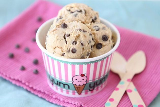 Chocolate Chip Cookie Dough Frozen Yogurt