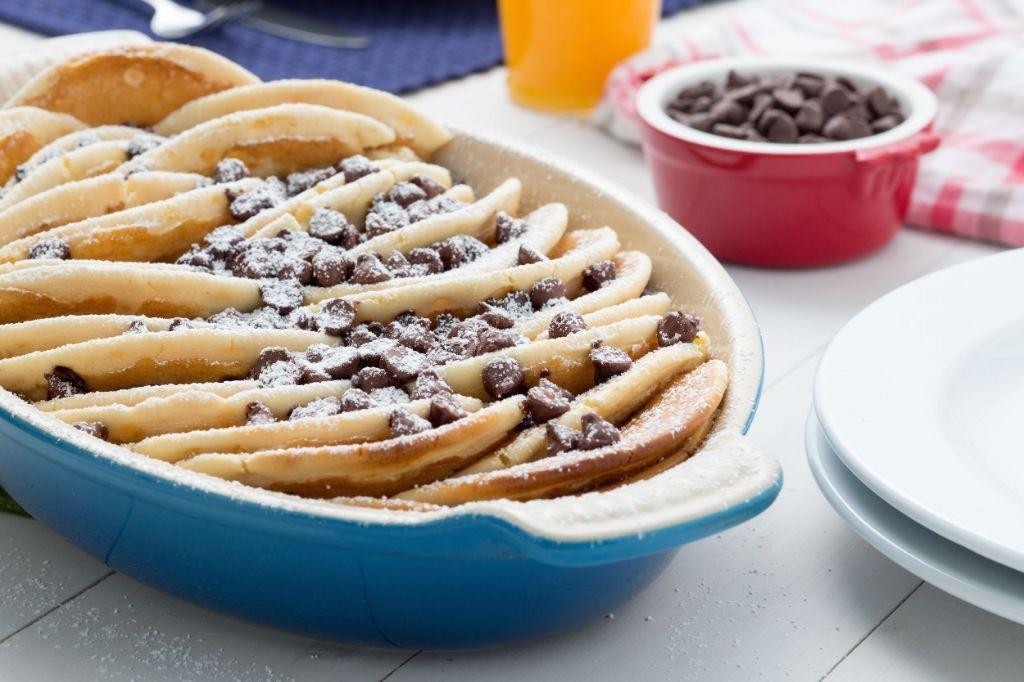Chocolate Chip Pancake Bake