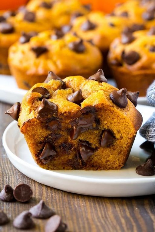 Chocolate Chip Pumpkin Cupcakes