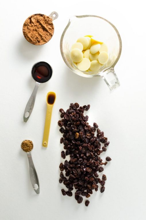 Chocolate Covered Raisins with Vanilla Bean